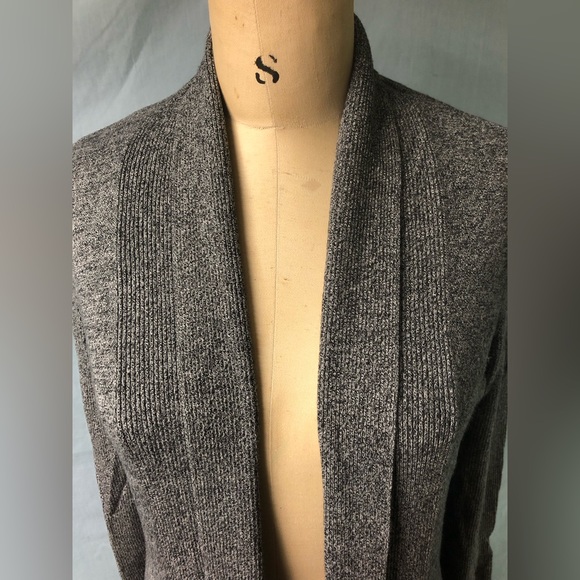 Ricki’s Salt And Pepper Draped Cardigan, Size Small - Picture 3 of 6
